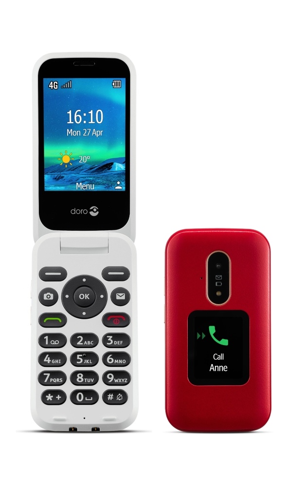 Doro mobiele telefoon 6880 4G met sprekende toetsen