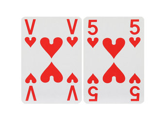 Speelkaarten extra visible