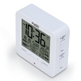 Fysic FKW-8 - Digitale wekker met temperatuurweergave, wit