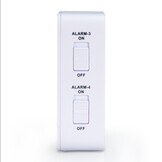 Fysic FKW-8 - Digitale wekker met temperatuurweergave, wit