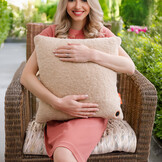 Cozy Una Woolly warmtekussen - 45x45 - 5000mah - beige