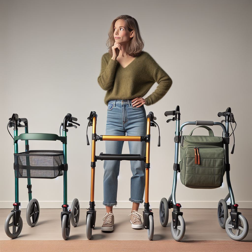 De verschillen tussen een binnen en buiten rollator