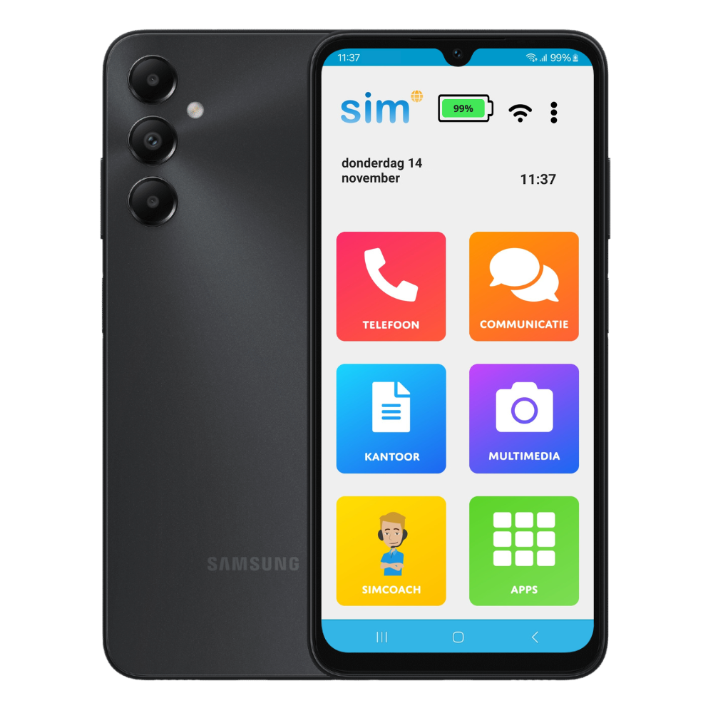 SimPhone 6 senioren smartphone
