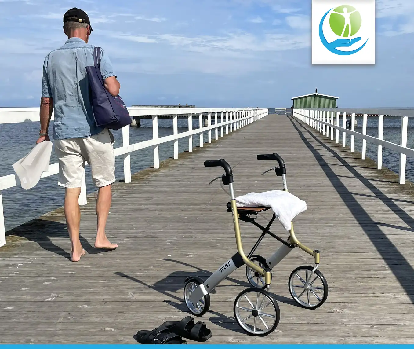 Rollator buiten huis en voor in auto