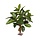 Philodendron kunstplant 70 cm op voet