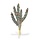 Tetragonus kunst cactus boeket 35 cm bruin