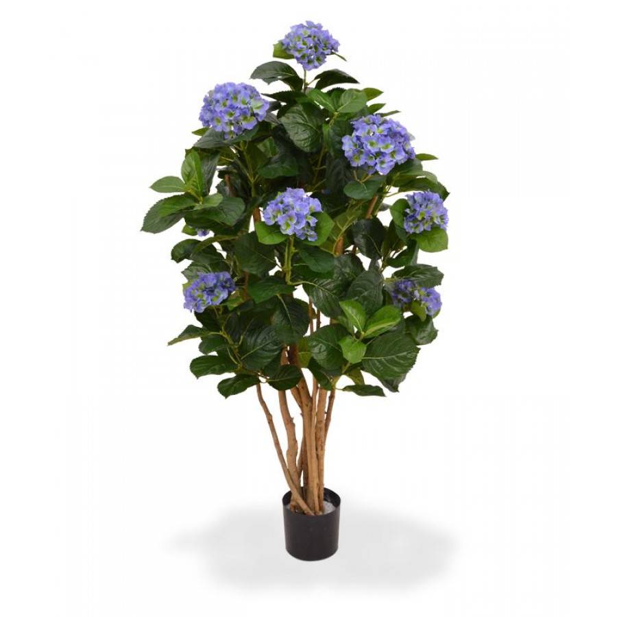 Decoratie genezen Vorige Hortensia op stam 110 cm blauw - Kunstplanten.nl B.V.
