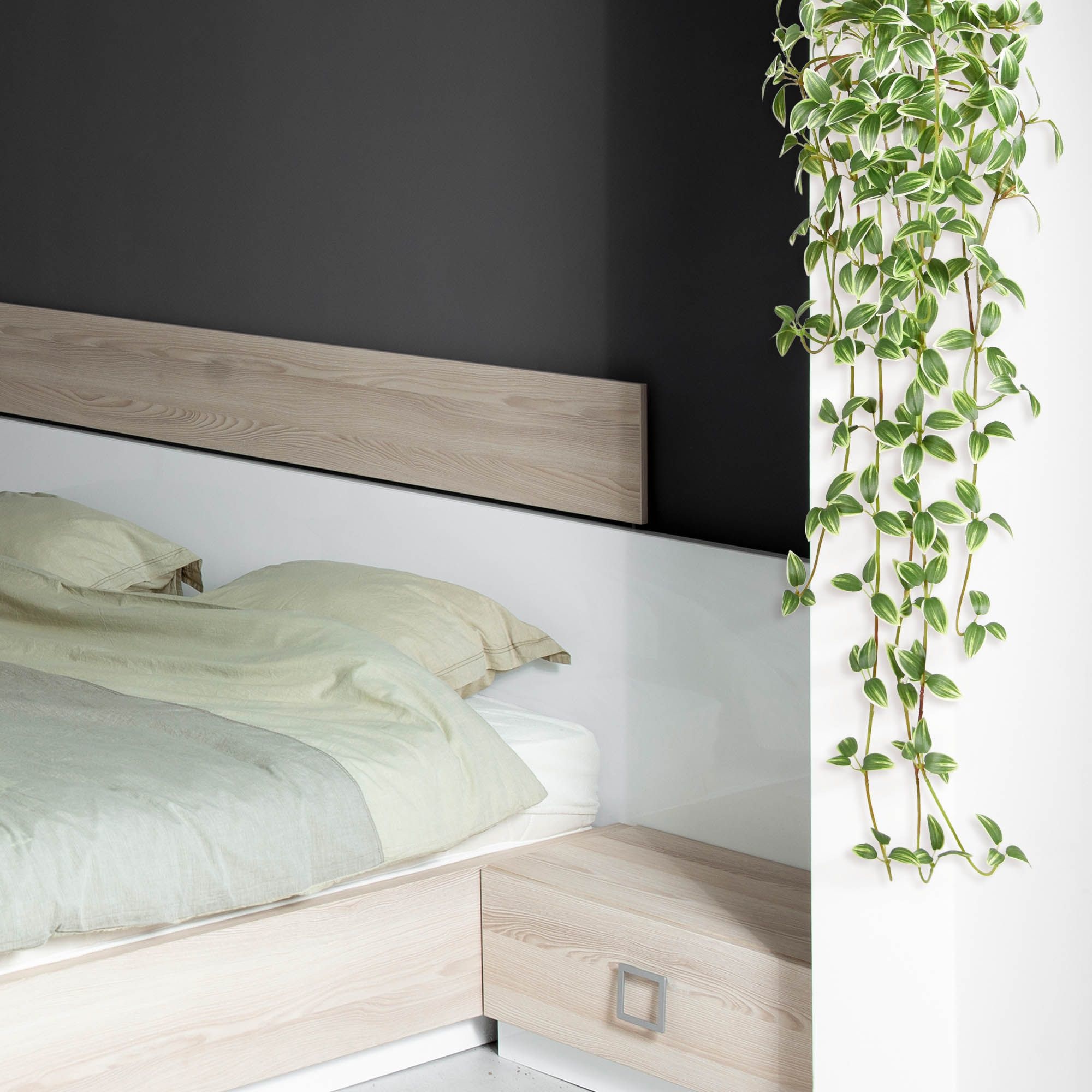 Tradescantia kunst hanger 90cm bont