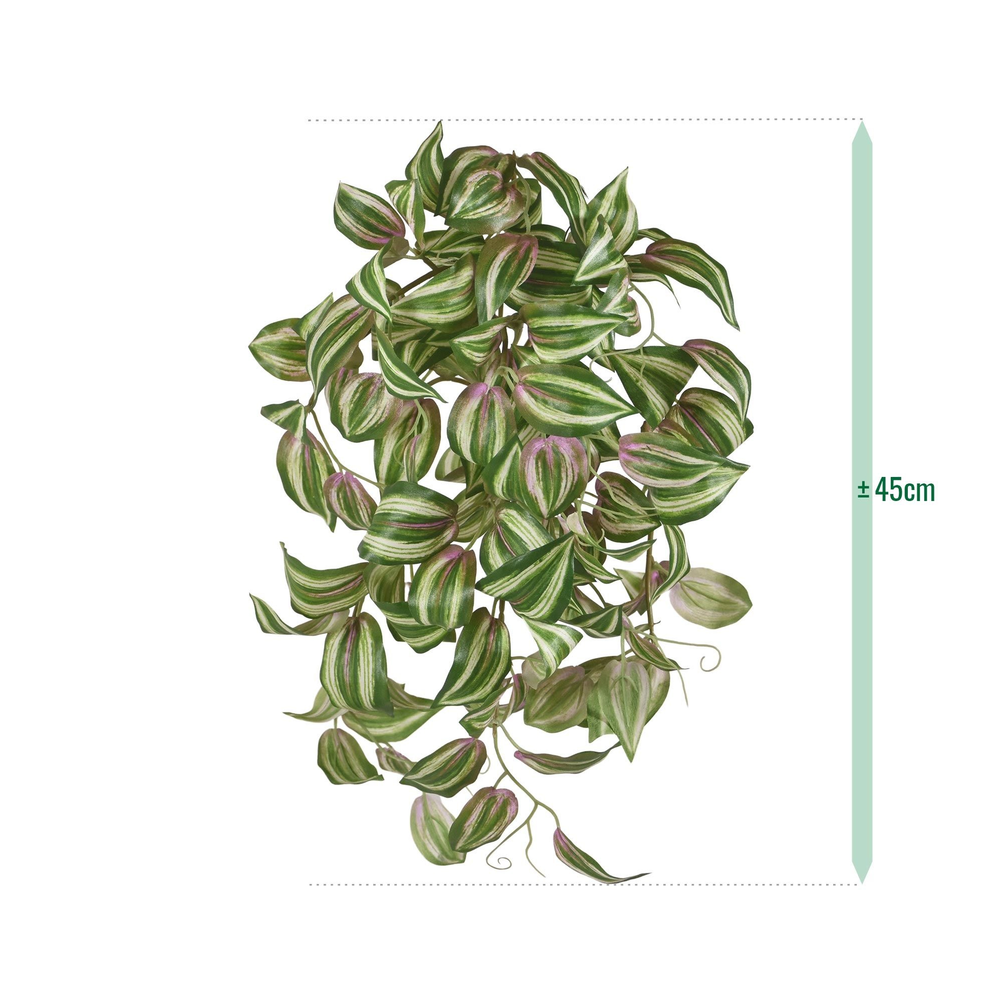 Tradescantia Tricolor kunst hangplant 45cm