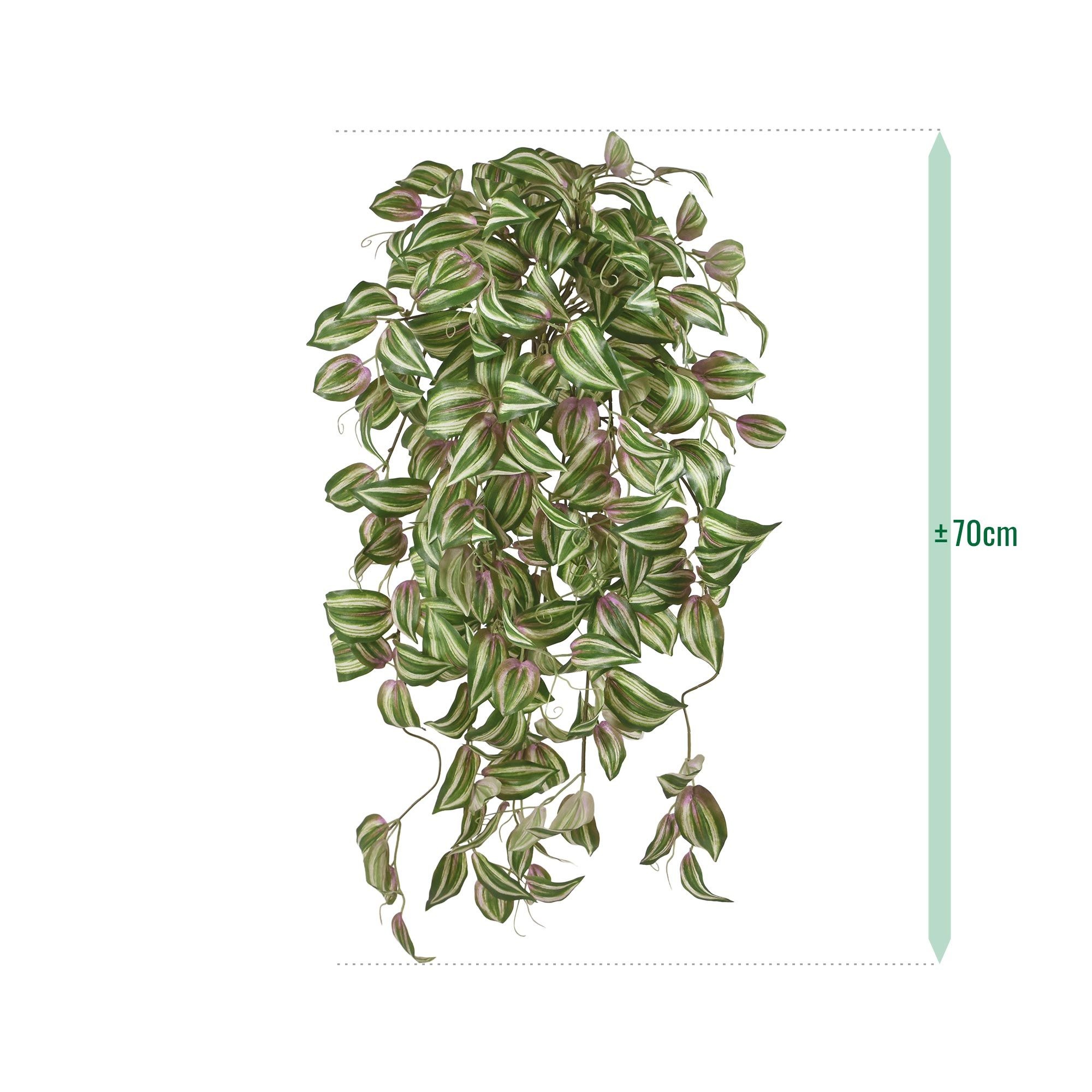 Tradescantia Tricolor kunst hangplant 70 cm