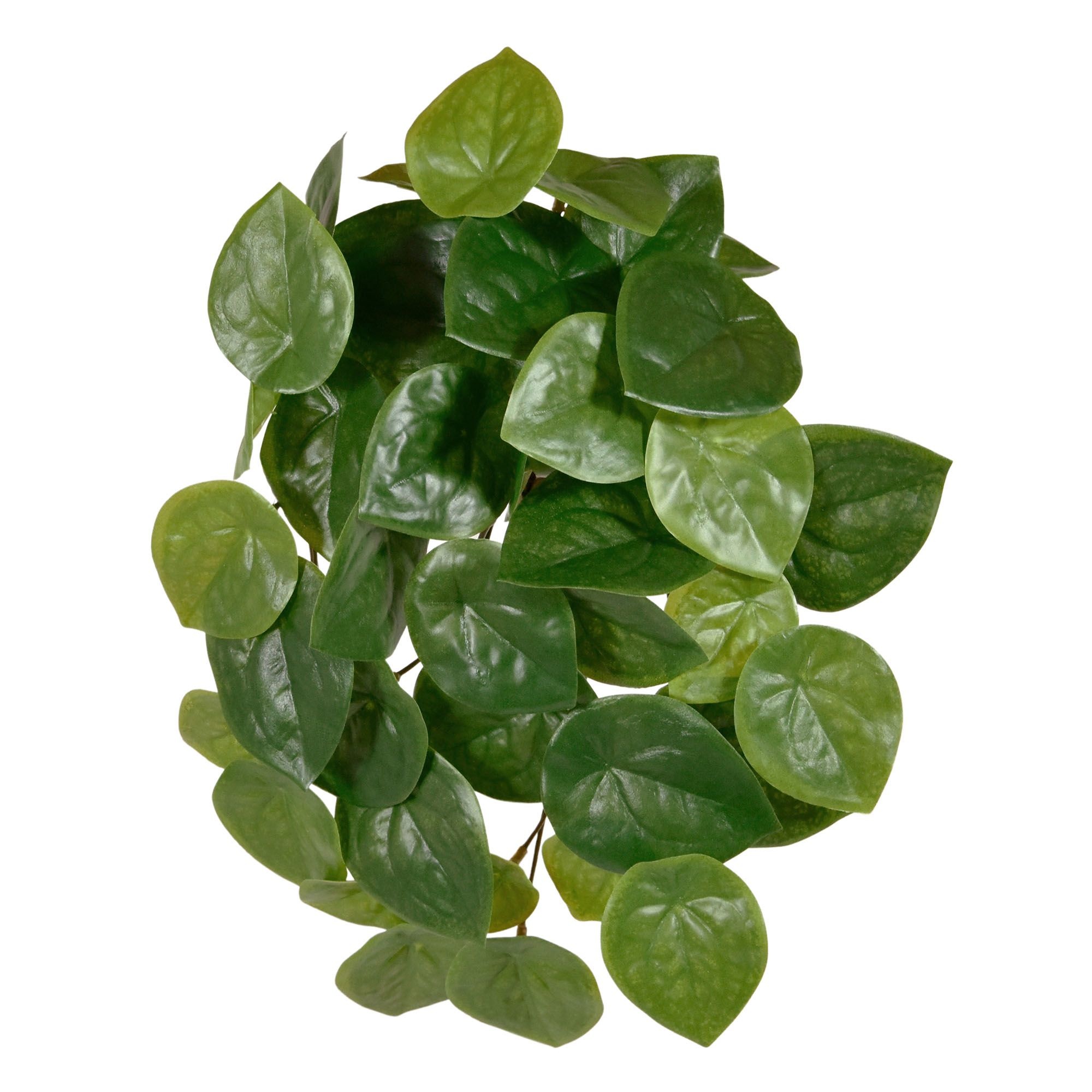 Pilea Peperomioides kunst hangplant 30cm bont