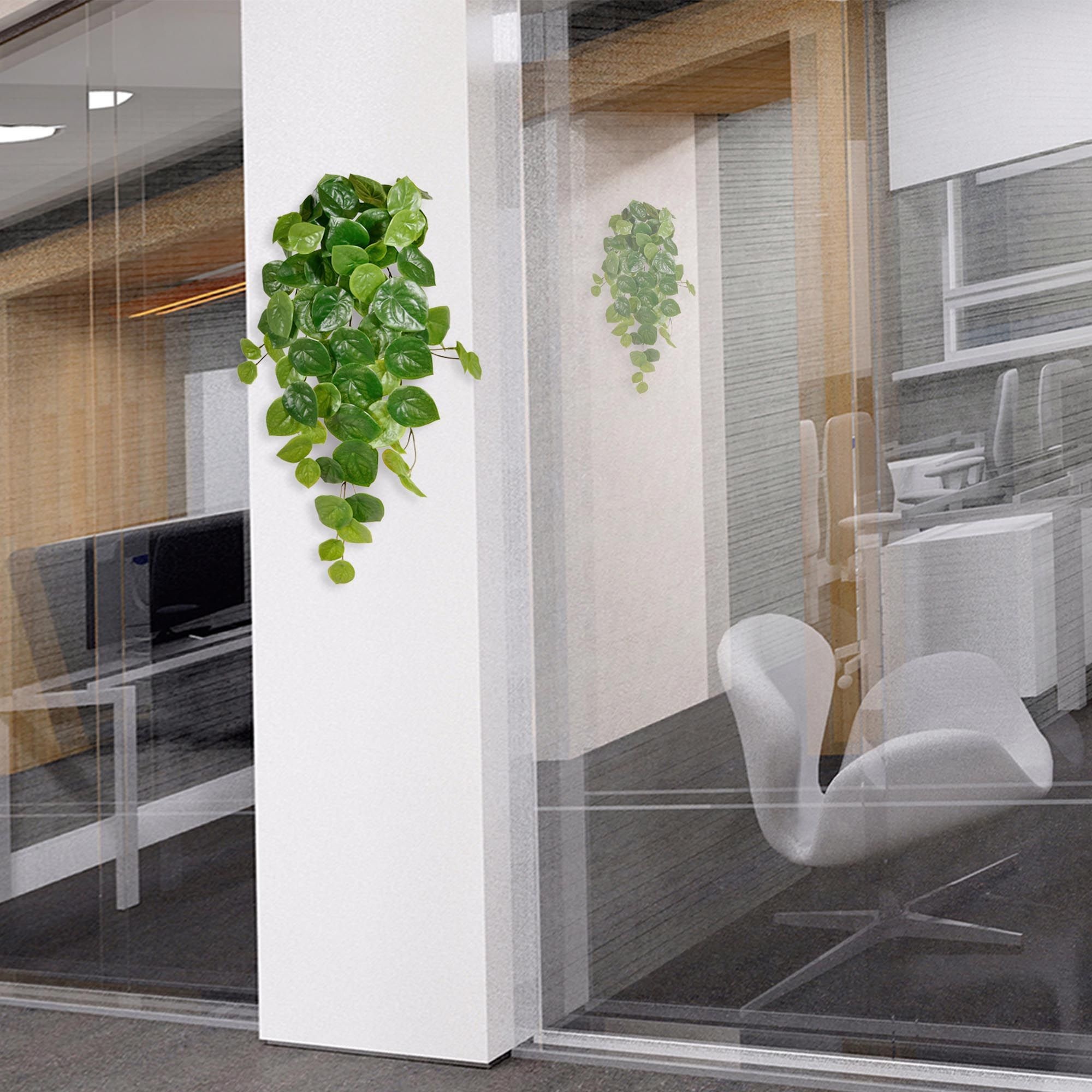 Pilea Peperomioides kunst hangplant 60cm