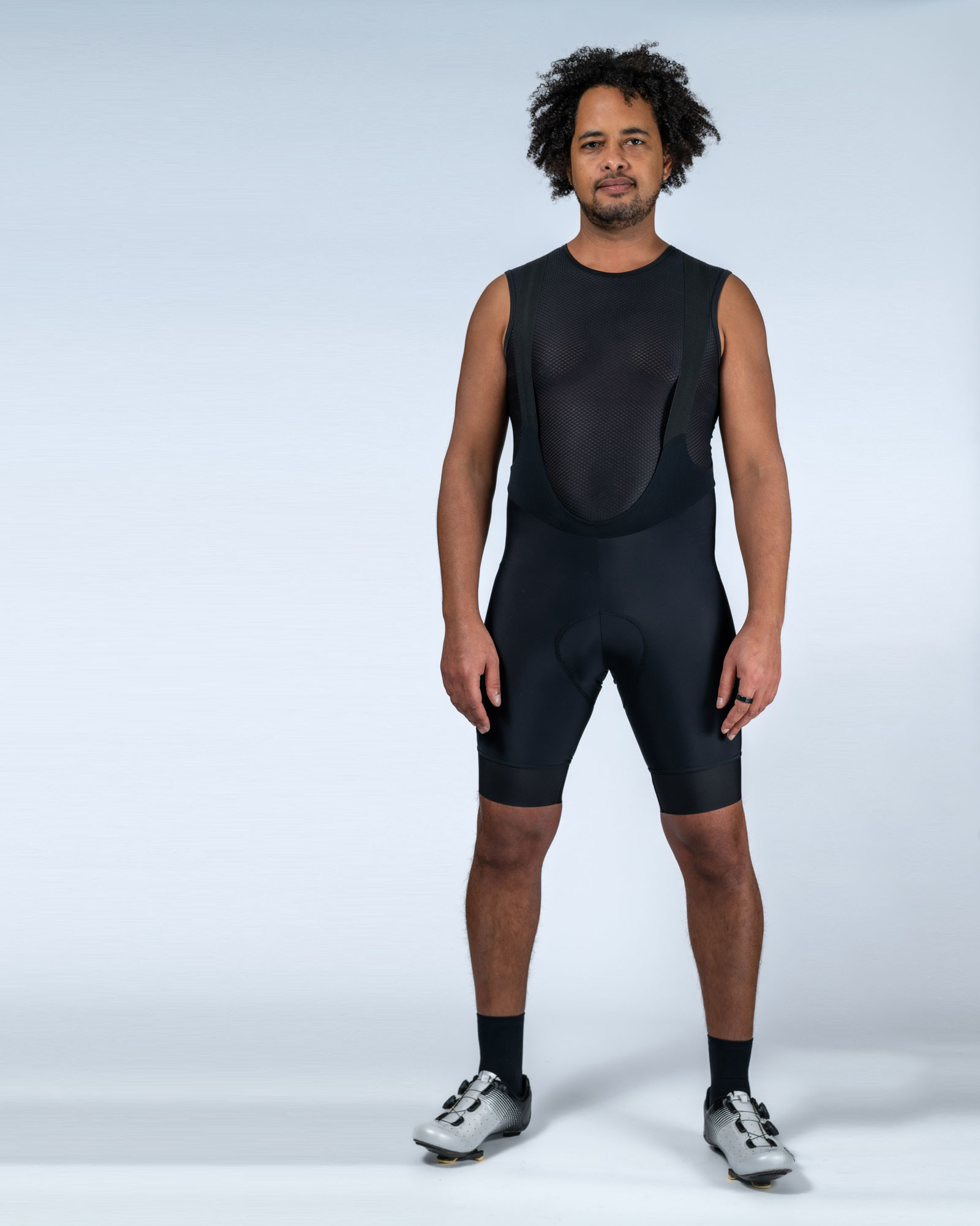 Men's Rouleur Bib Shorts | Deep Black-3