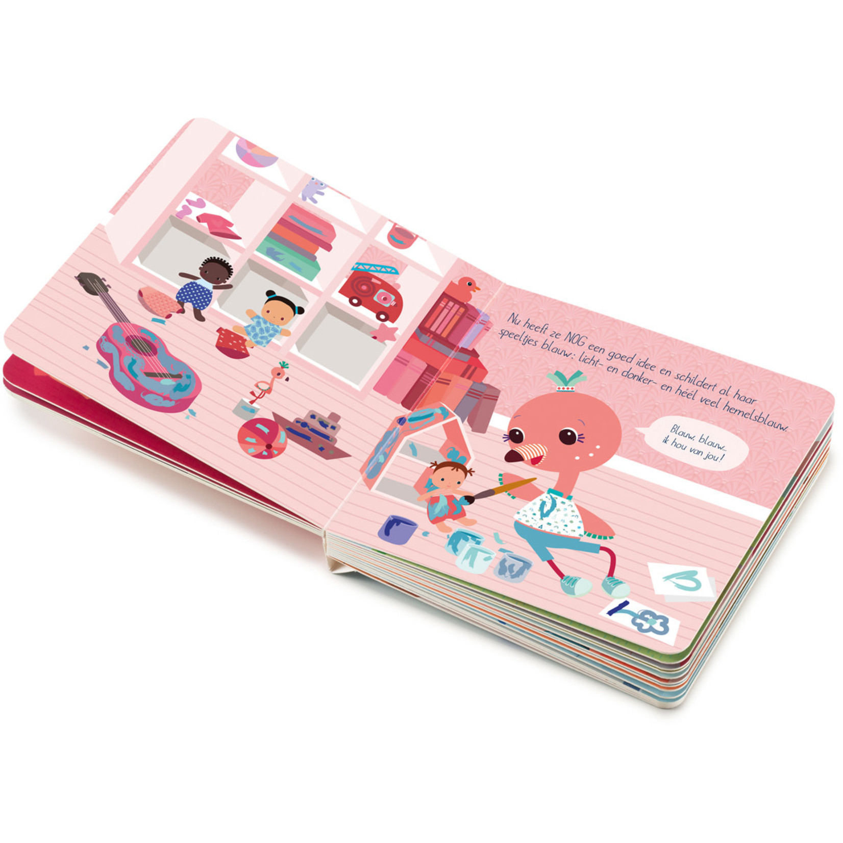 Lilliputiens Omkeerbaar boek - Anais houdt niet meer van roze