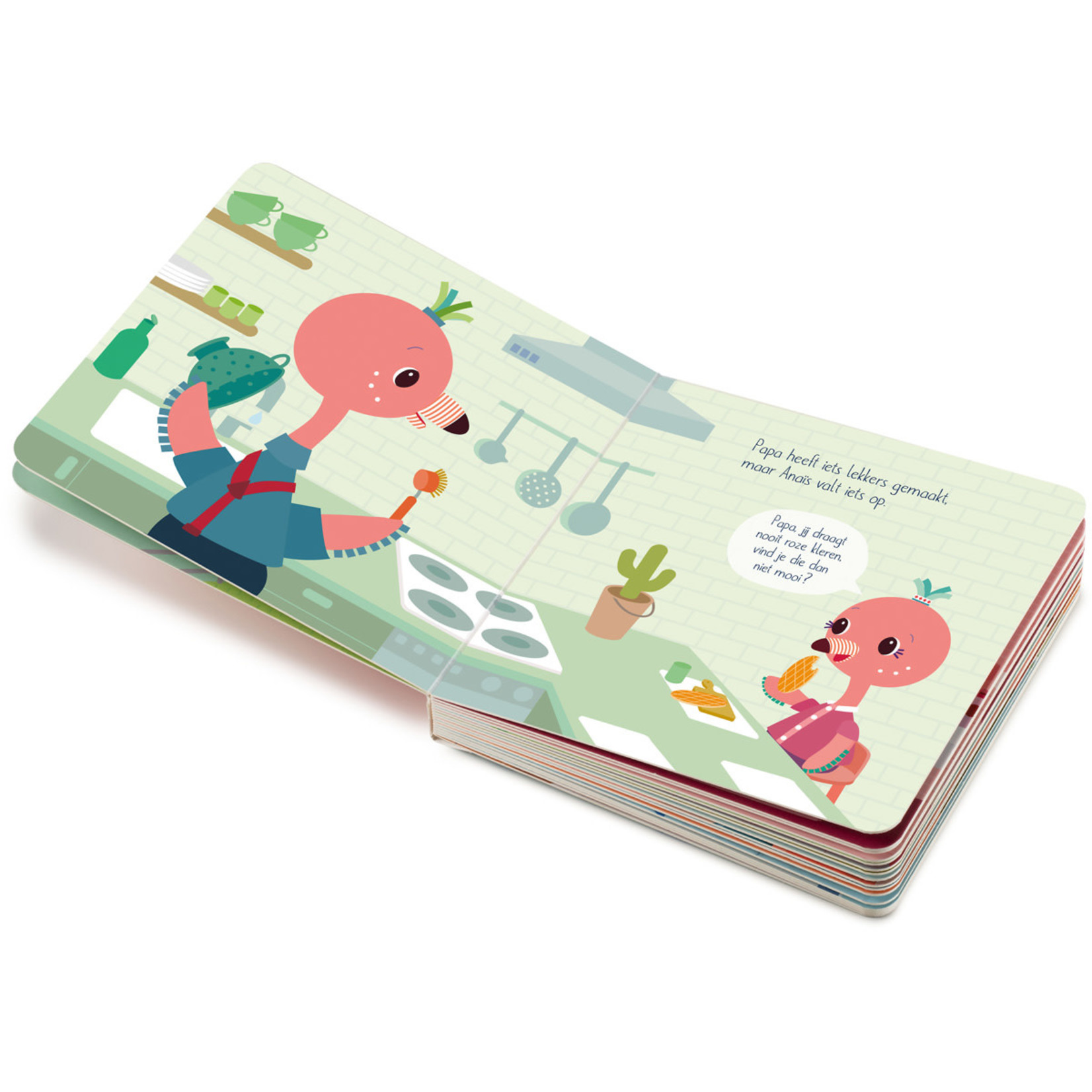 Lilliputiens Omkeerbaar boek - Anais houdt niet meer van roze