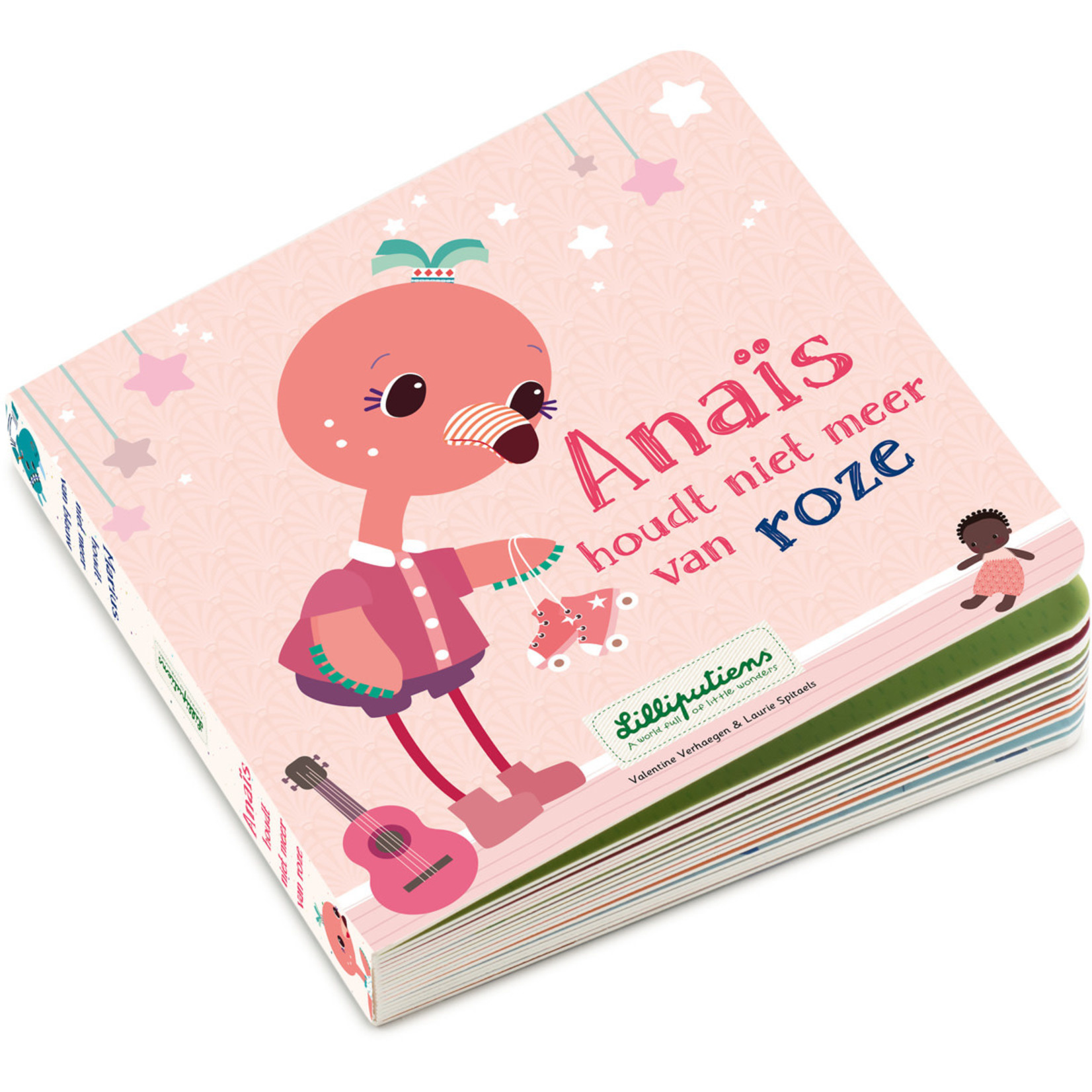 Lilliputiens Omkeerbaar boek - Anais houdt niet meer van roze