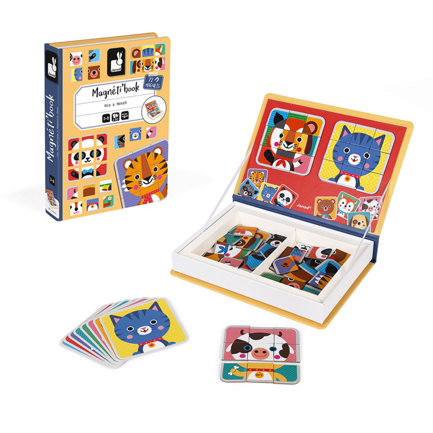 Janod Magneetboek Mix & Match