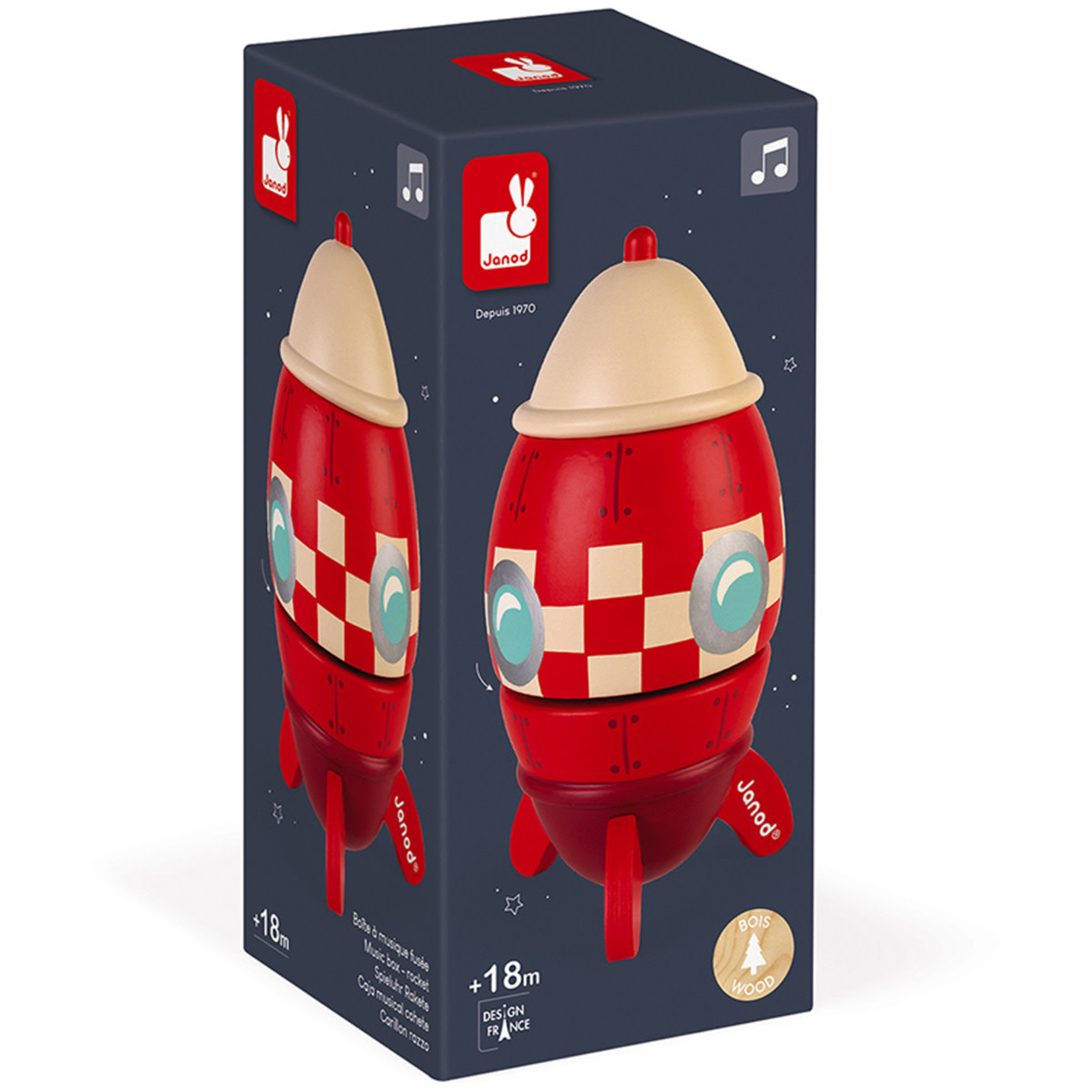 Janod Muziekdoosje Raket