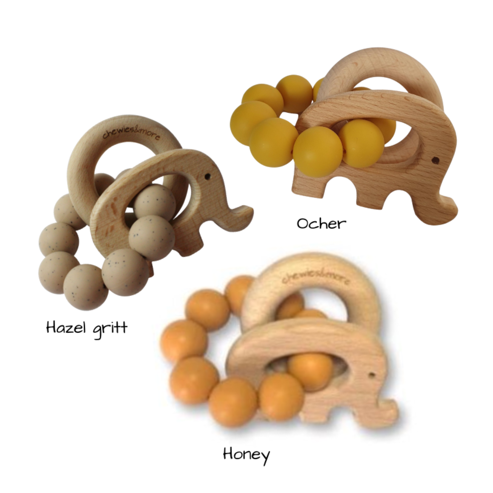 Chewies & More Play Rattle Elephant