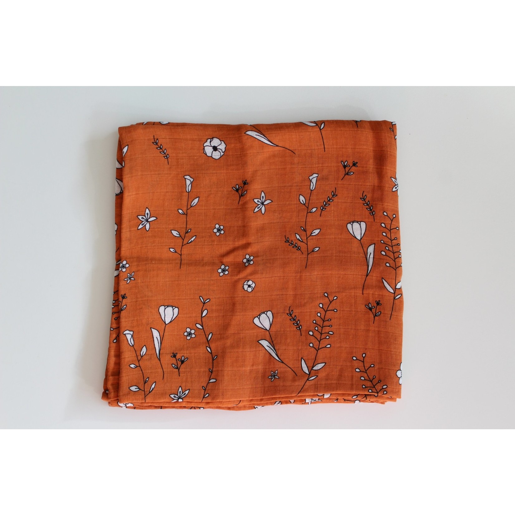 Hydrofieldoek XL met Bloemen Oranje