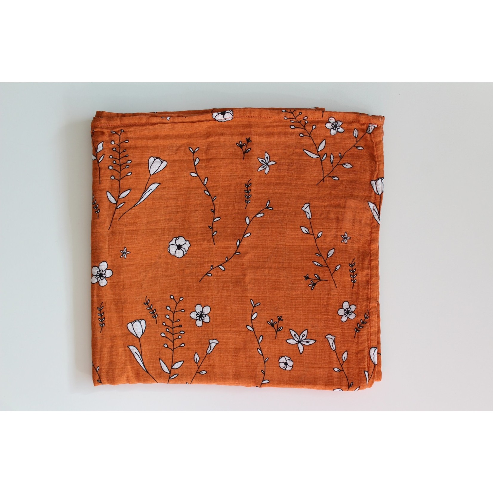 Hydrofieldoek XL met Bloemen Oranje