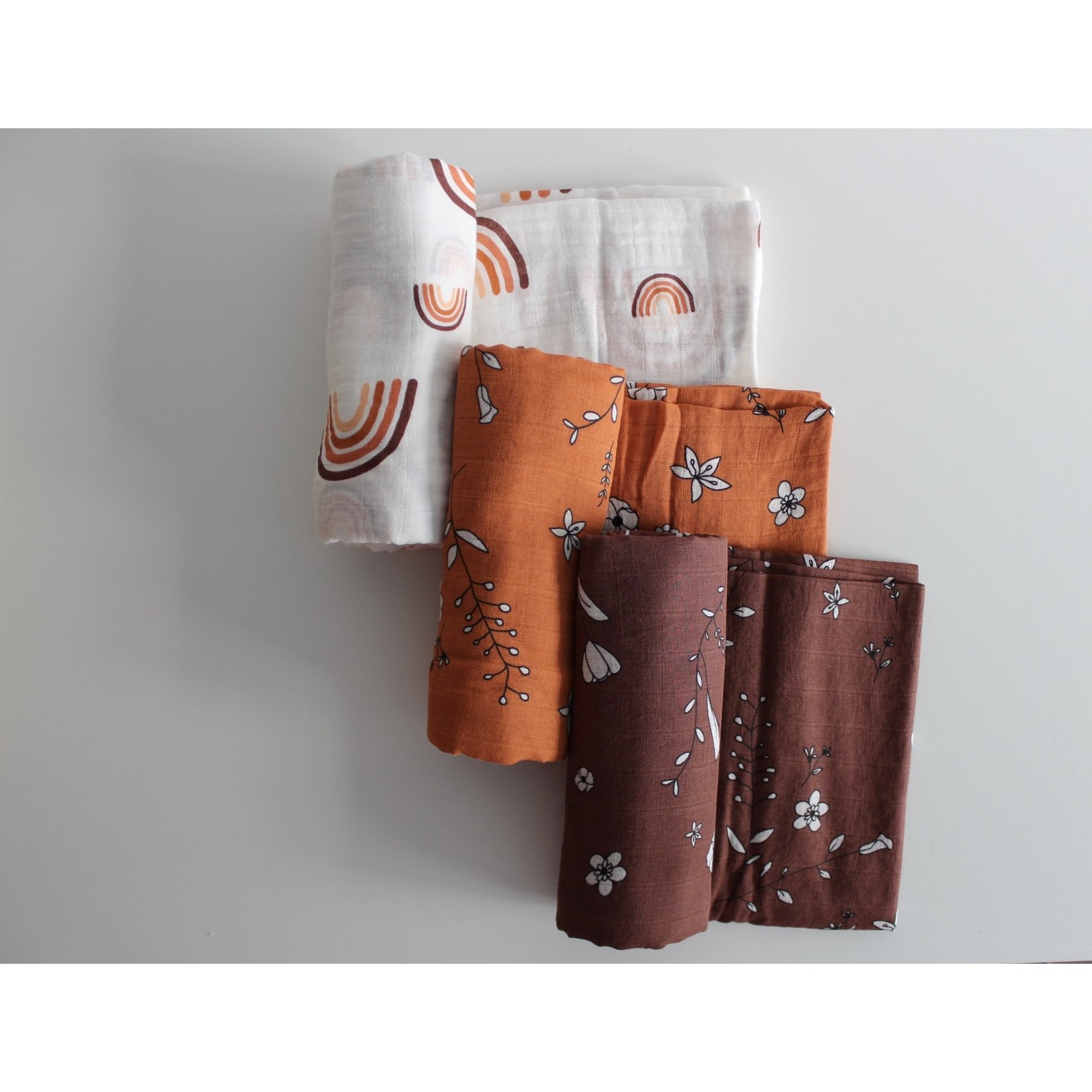 Hydrofieldoek XL met Bloemen Oranje