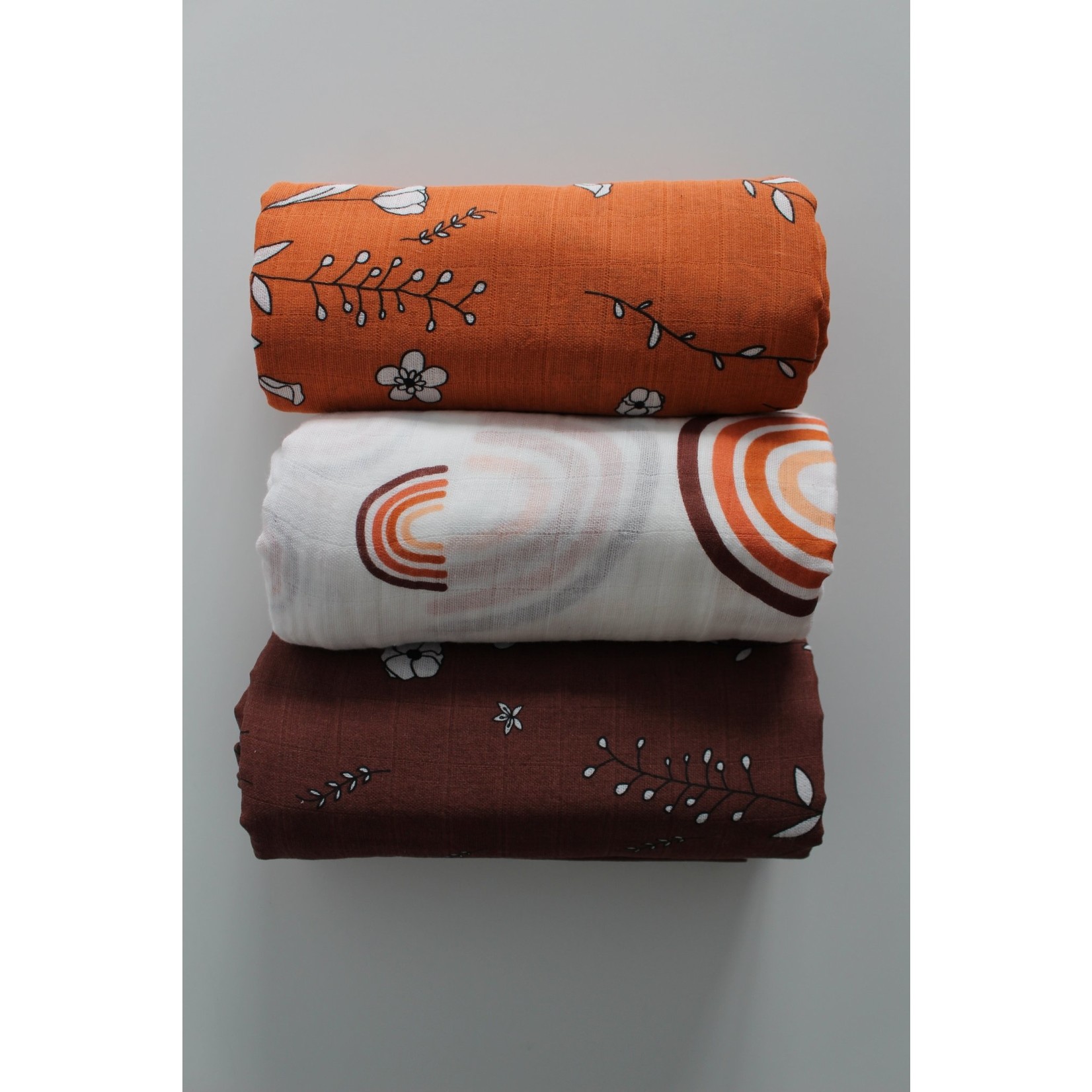 Hydrofieldoek XL met Bloemen Oranje