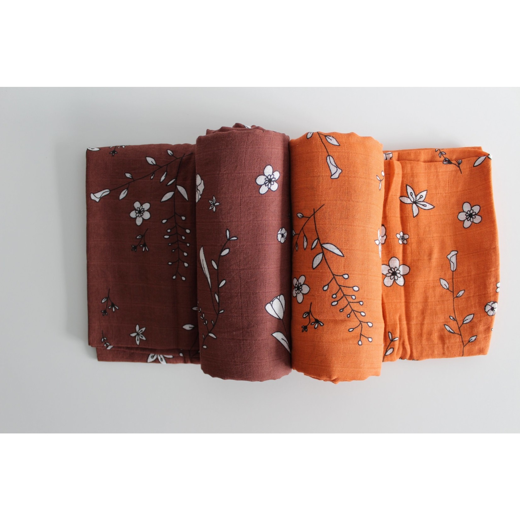 Hydrofieldoek XL met Bloemen Oranje