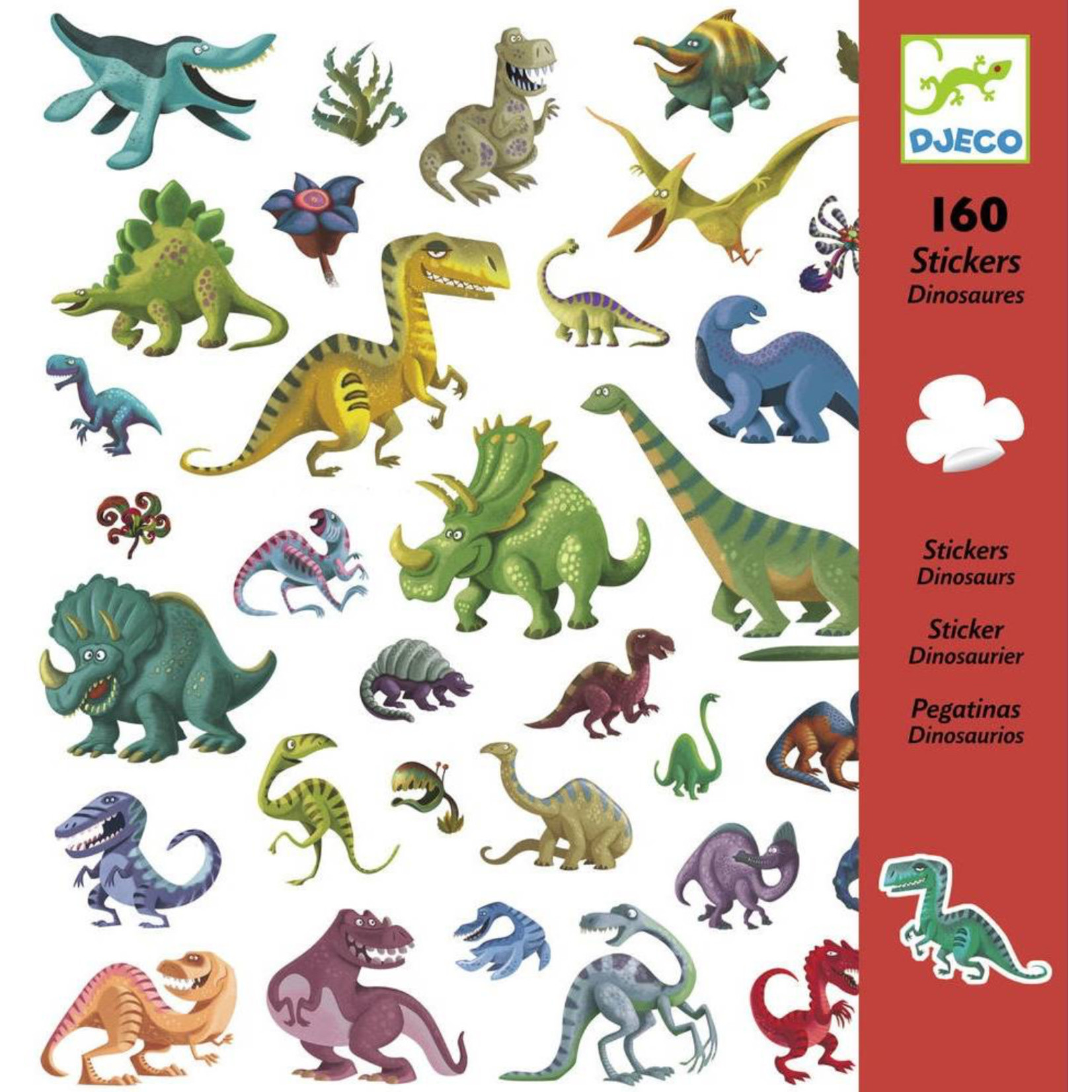Djeco Stickers - Dinosaurussen