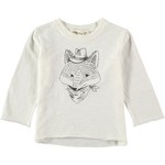 Dear Mini Fox T-shirt Ecru