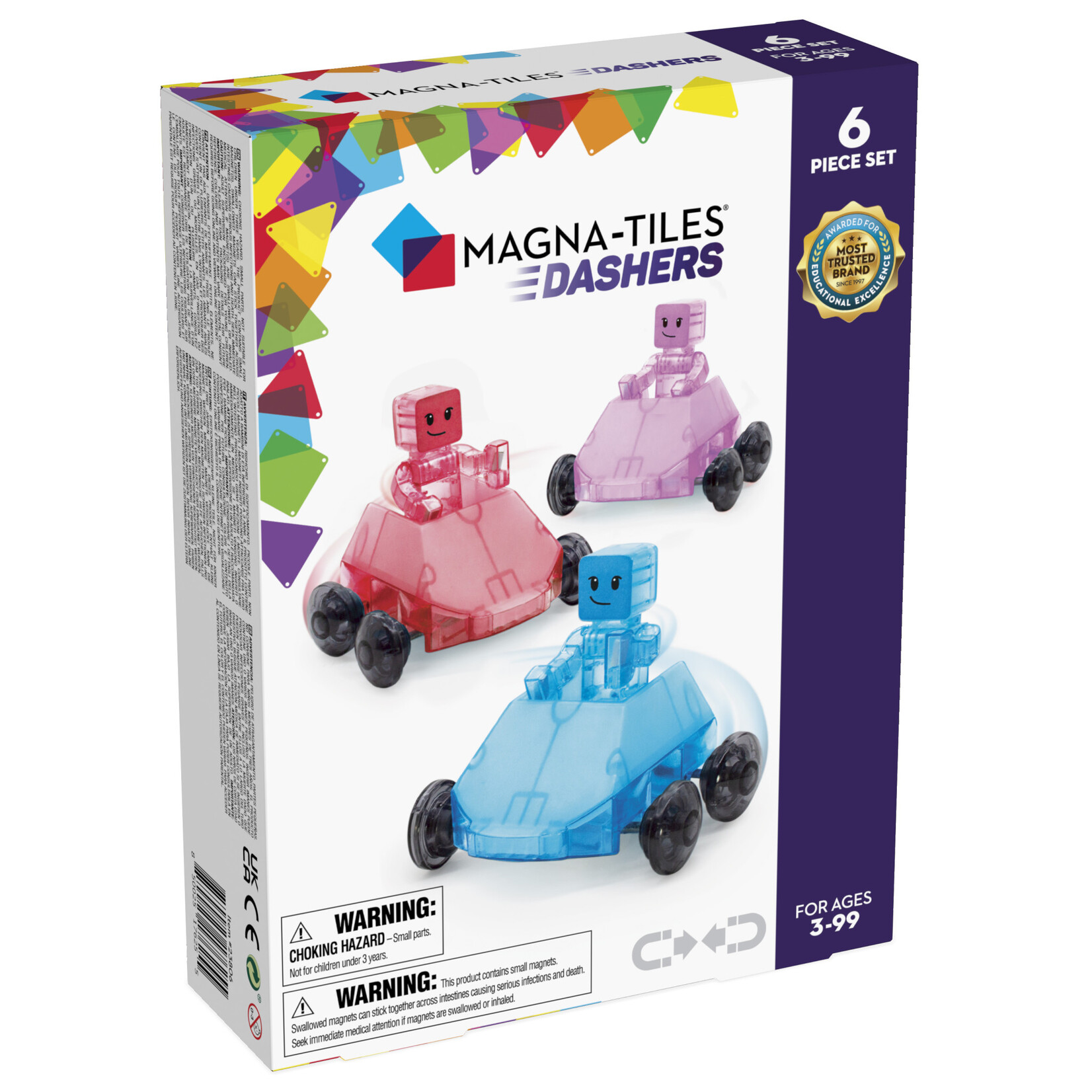 Magna Tiles MAGNA-TILES Dashers - 6 stuks