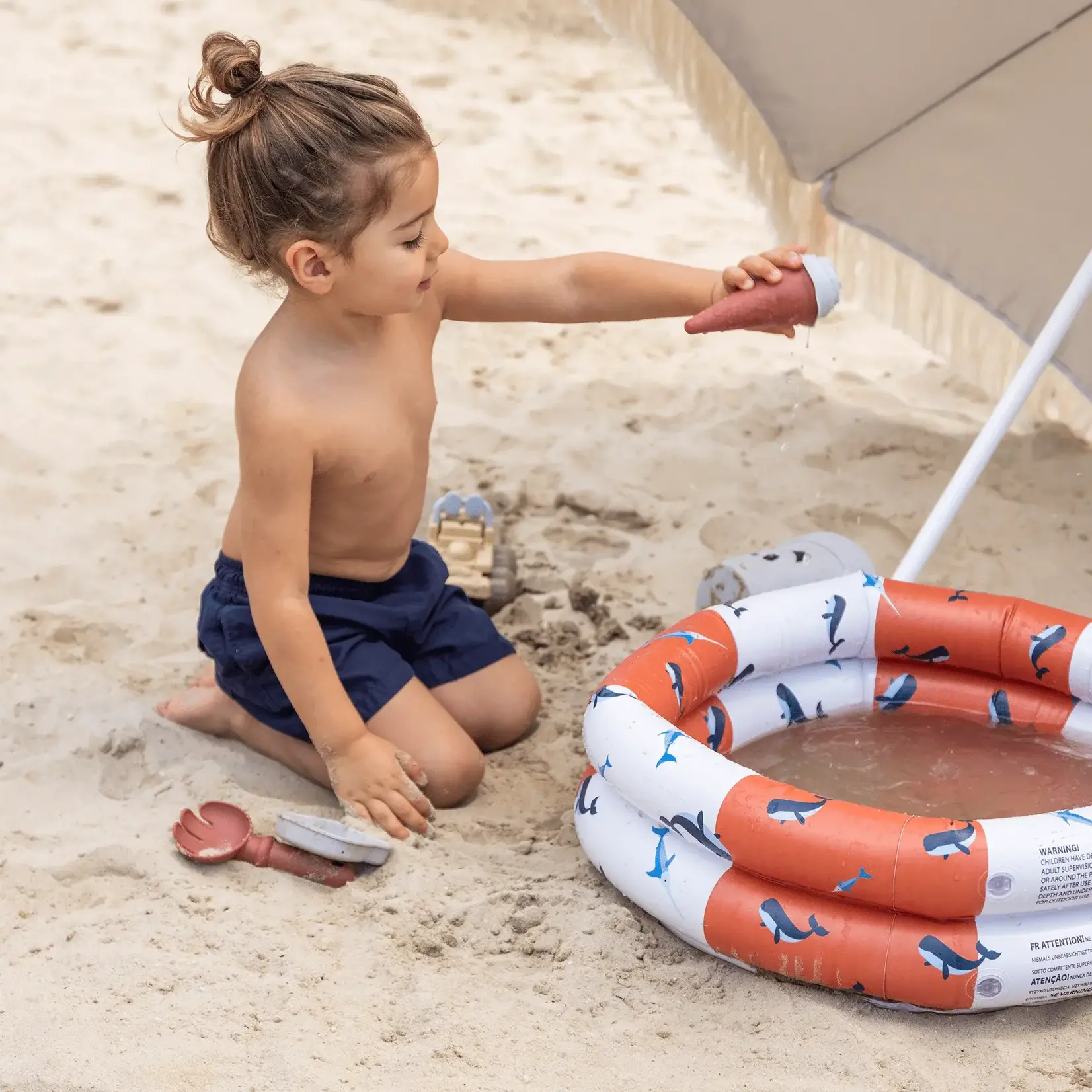 Swim Essentials Swim Essentials baby swimming pool whale 60 cm
