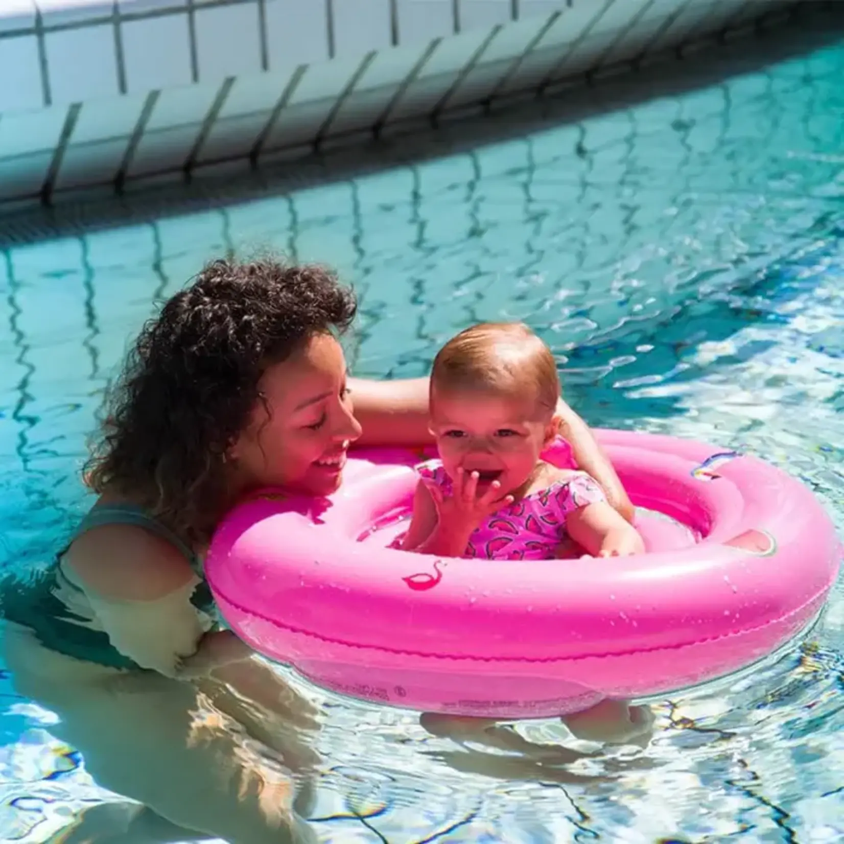 Swim Essentials Swim Essentials baby float tropical pink