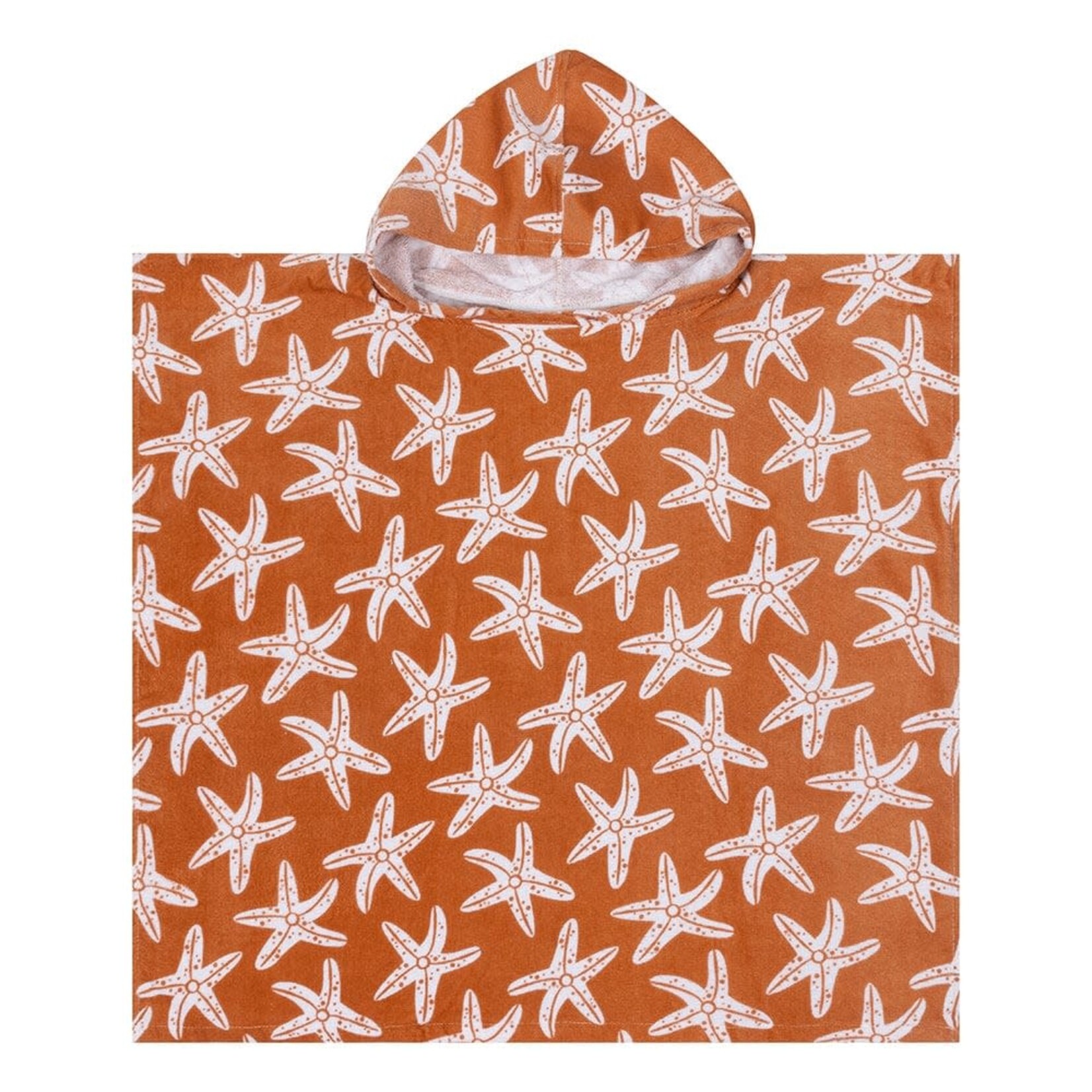 Swim Essentials Swim Essentials hooded beach towel seastars