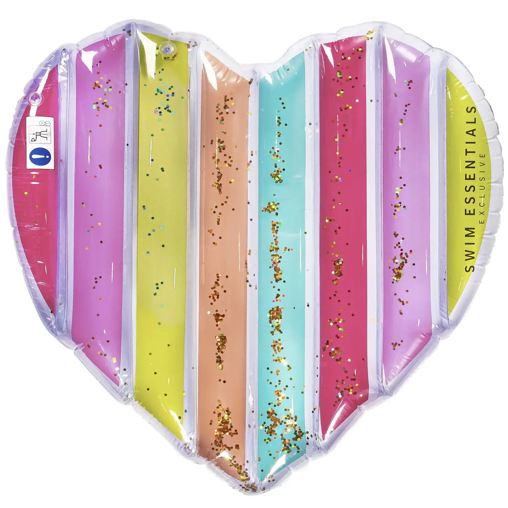 Swim Essentials Swim Essentials heart air bed