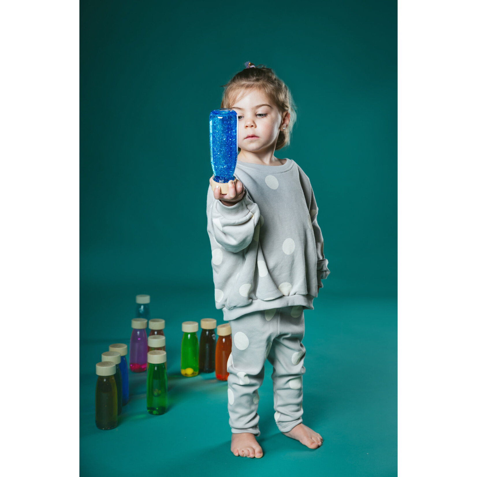 Petit Boum Petit Boum Sensorische fles - Blauw