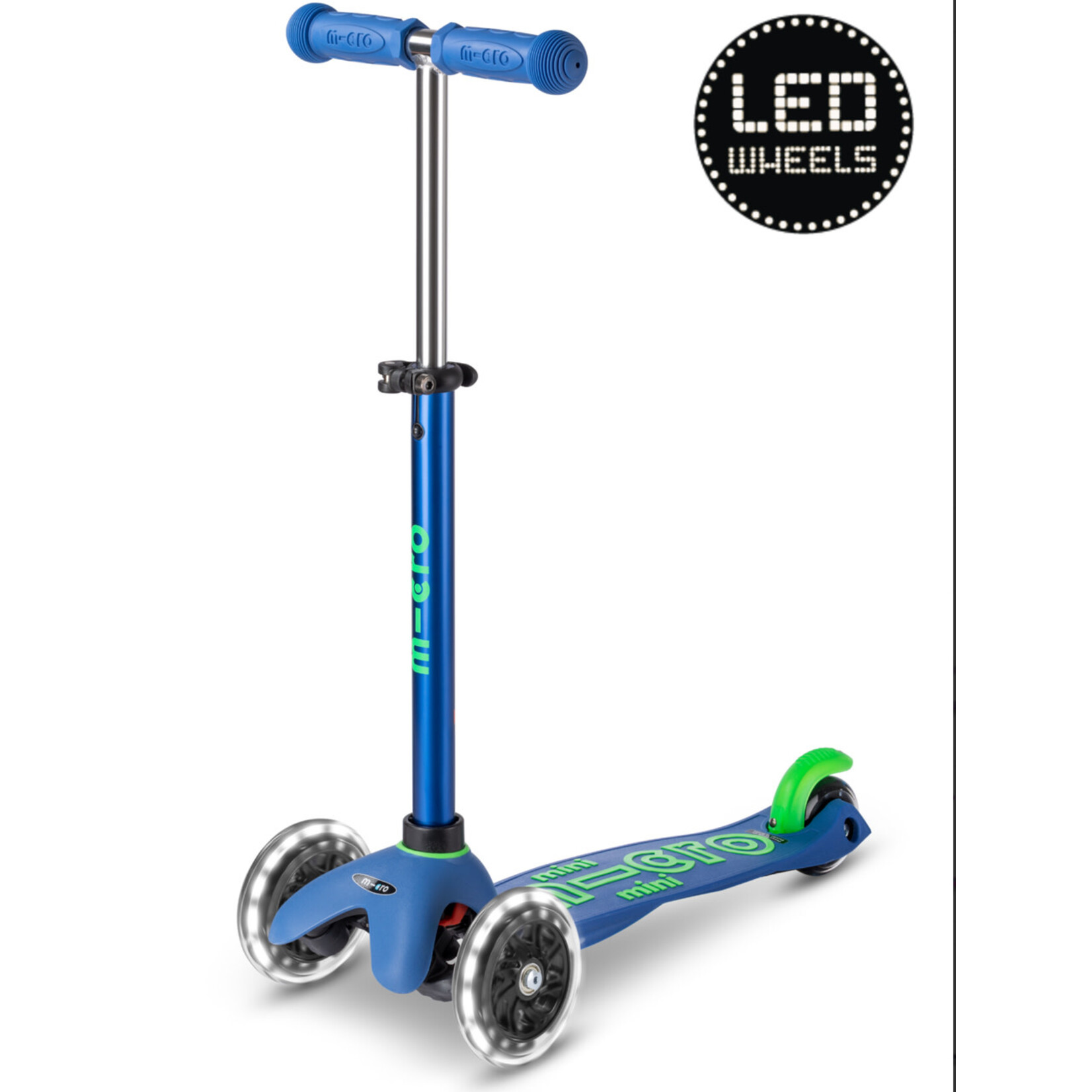 Micro Step Mini Micro Step Deluxe LED Blauw/Groen