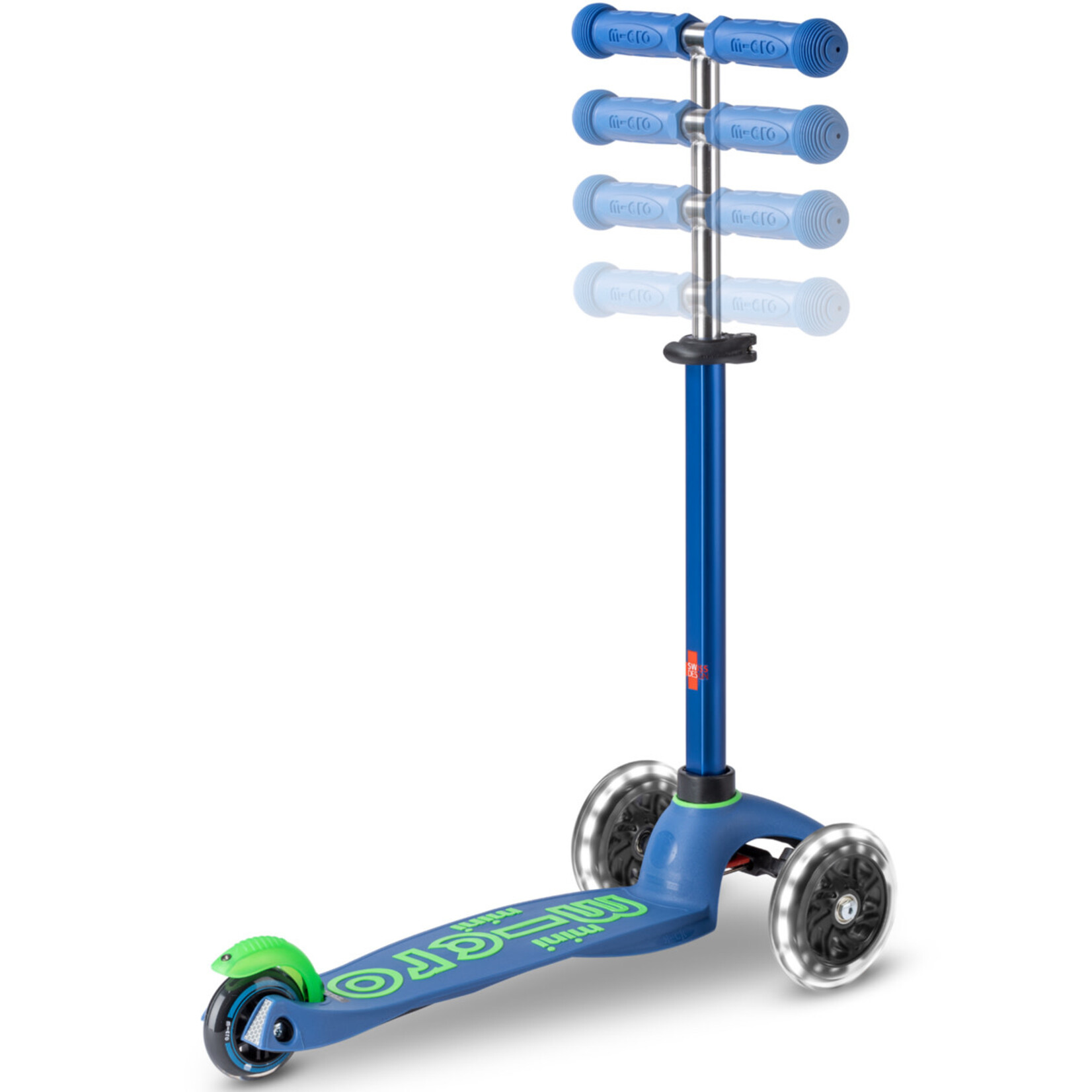 Micro Step Mini Micro Step Deluxe LED Blauw/Groen