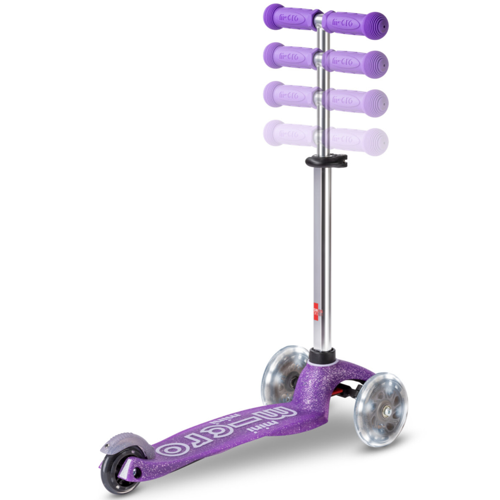 Micro Step Mini Micro Step Deluxe Glitter LED Paars
