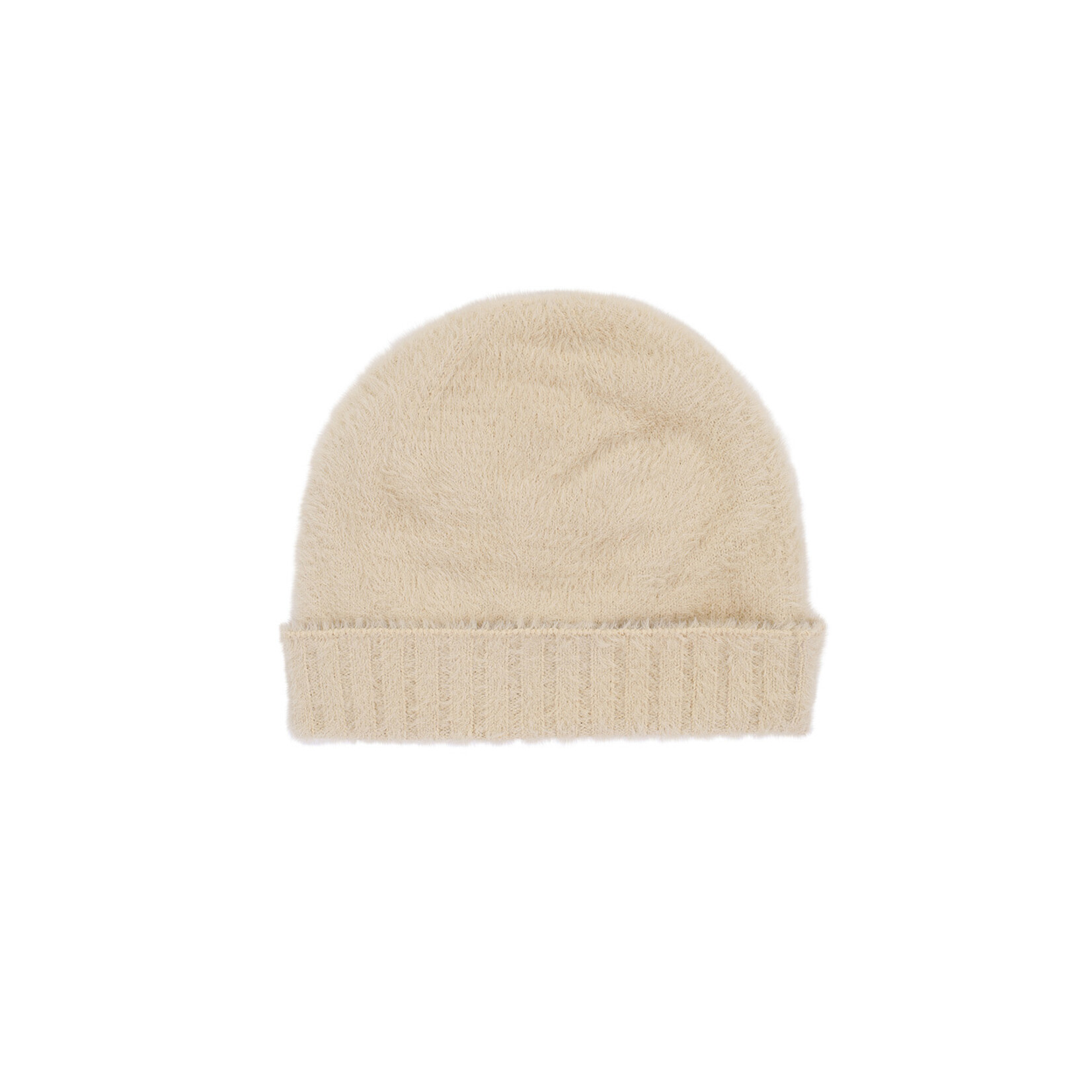 LOOXS Little Little hairy knit hat - Ecru