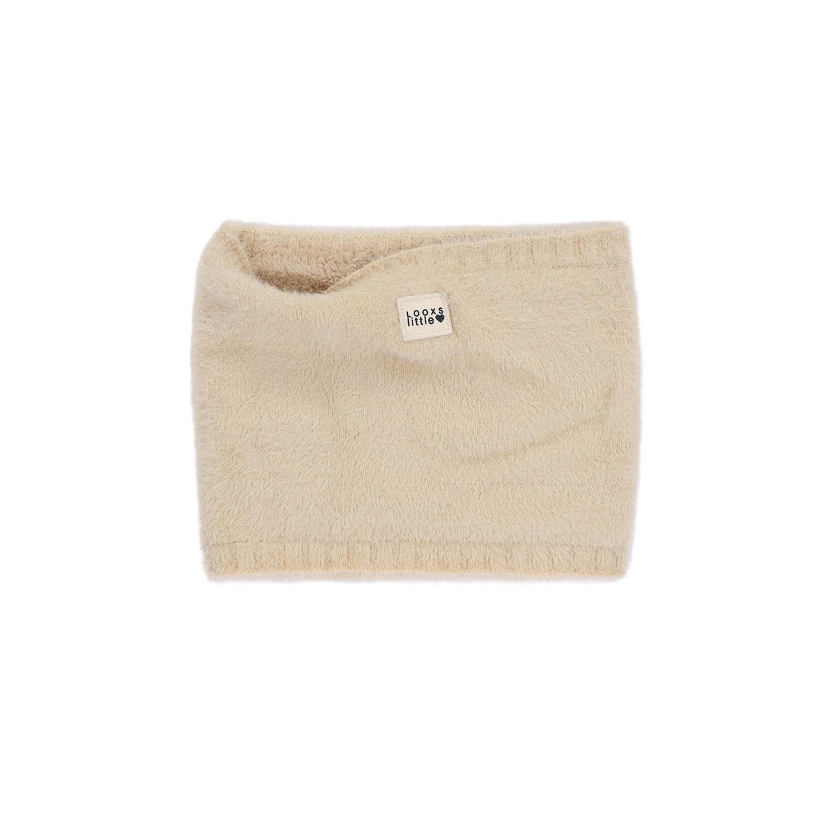 LOOXS Little Little hairy knit hat - Ecru