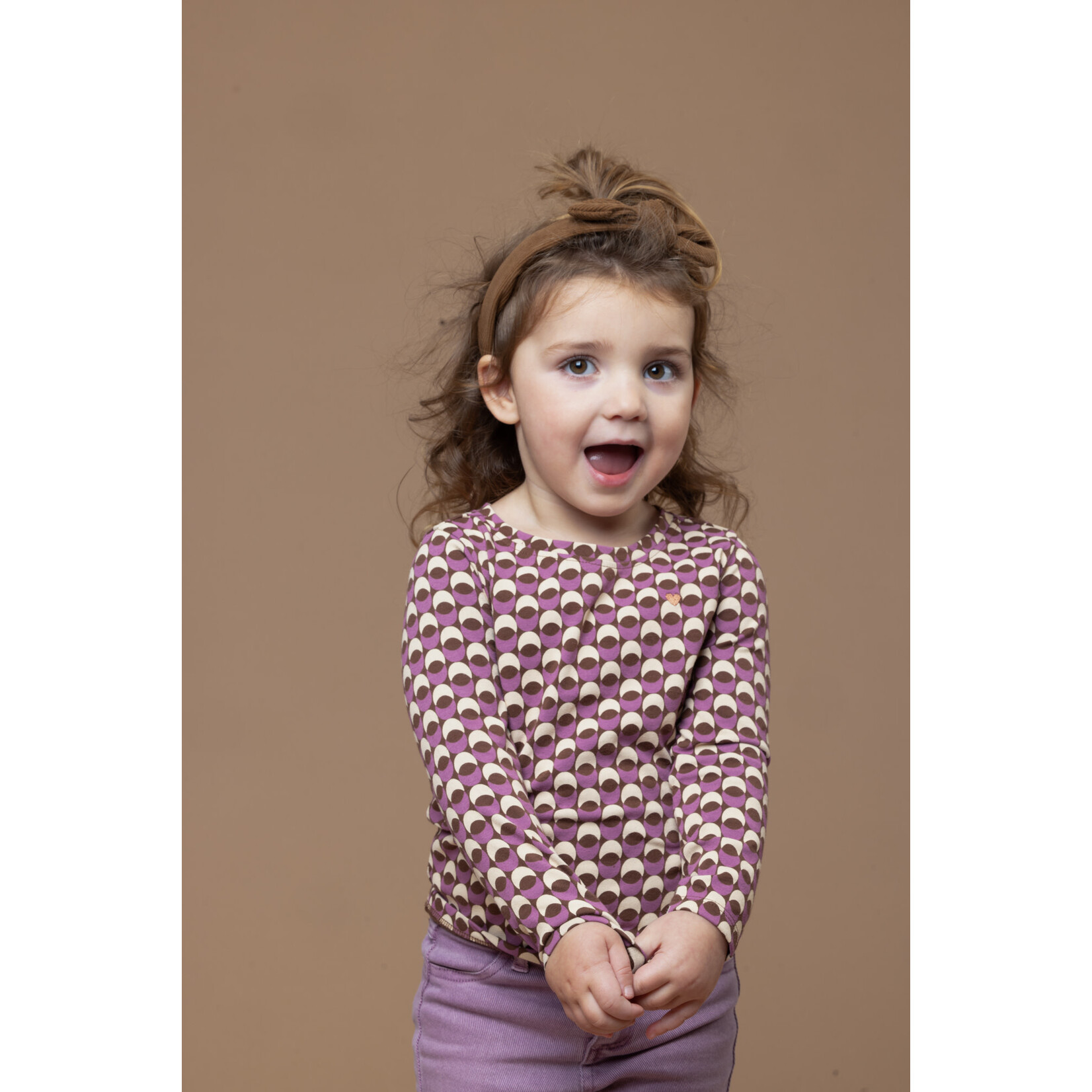 LOOXS Little Little printed T-shirt l/s - retro jacquard