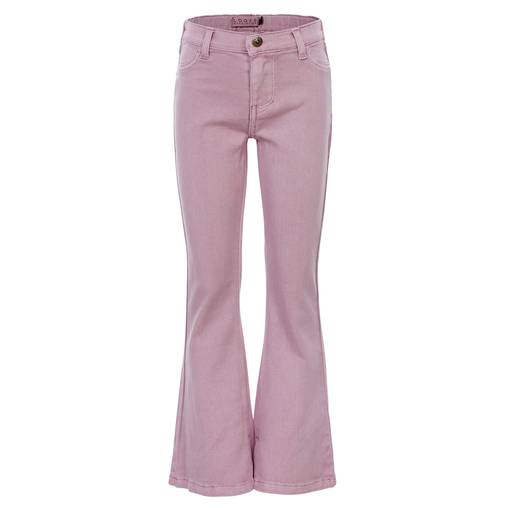 LOOXS Little Little twill flare pants - Purple rain