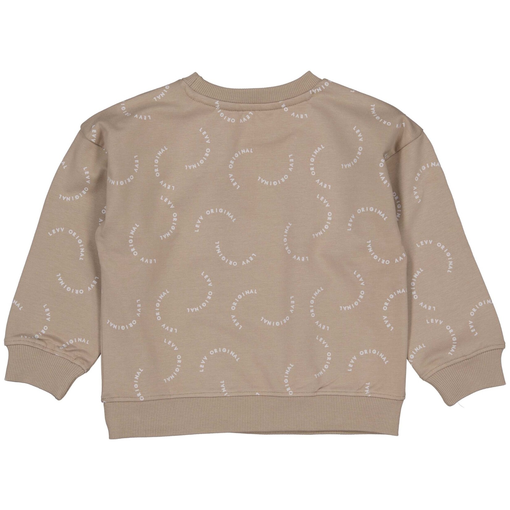 LEVV Little Pascal - AOP Taupe Text