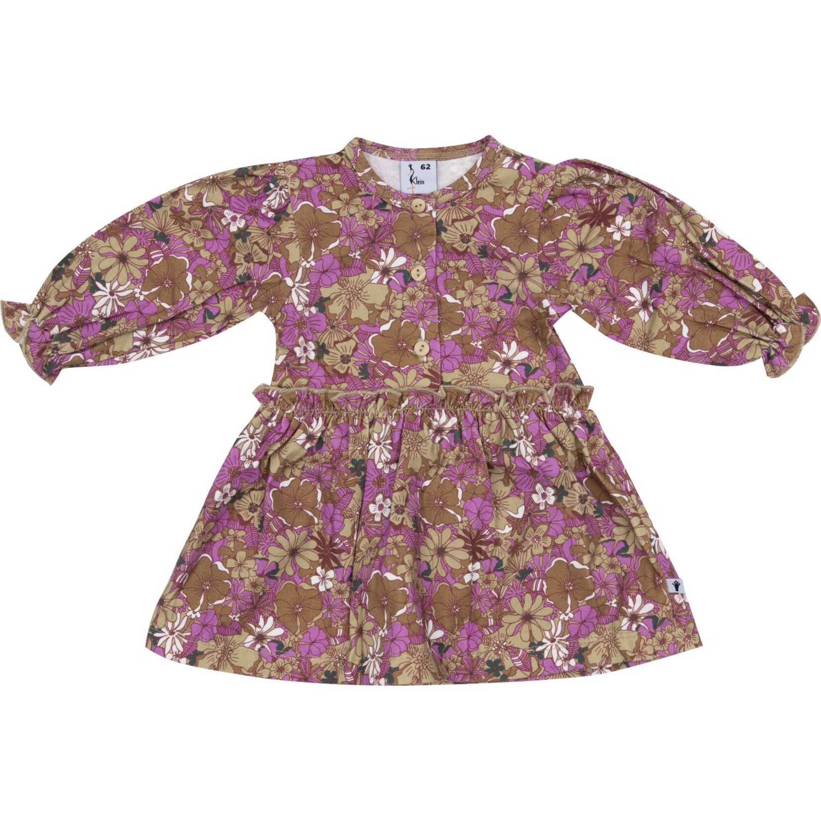 Klein Babykleding Dress Ruffle Flower