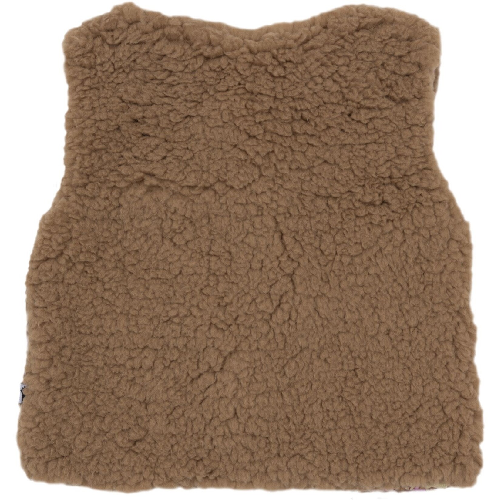 Klein Babykleding Gilet Teddy Pecan Brown