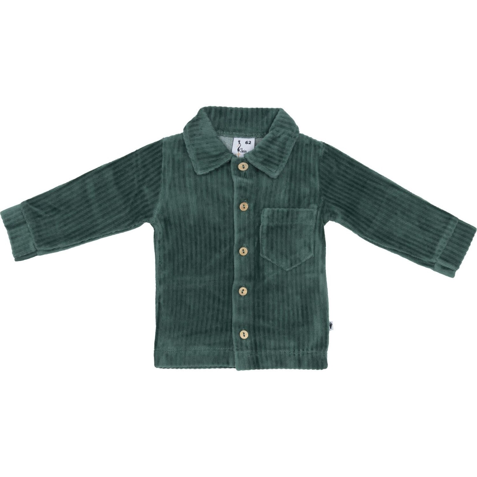 Klein Babykleding Shirt Velours Posy Green