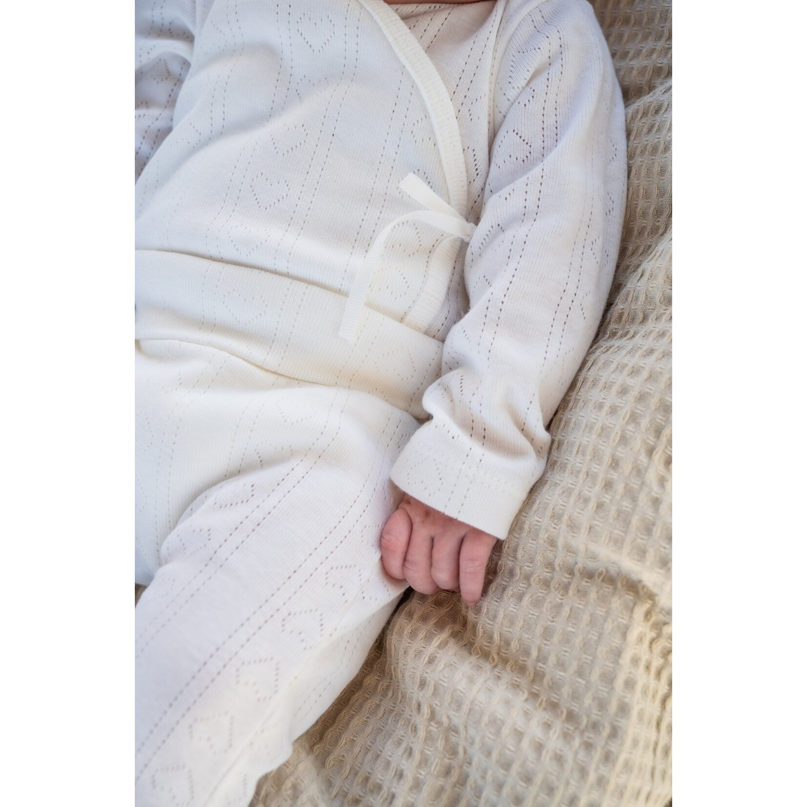 Klein Babykleding Trousers Jaquard - Off White