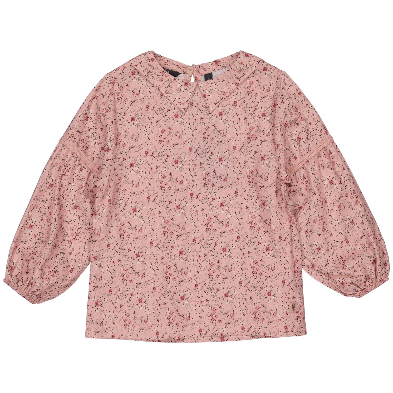 LEVV Little Pitney - AOP White Flower