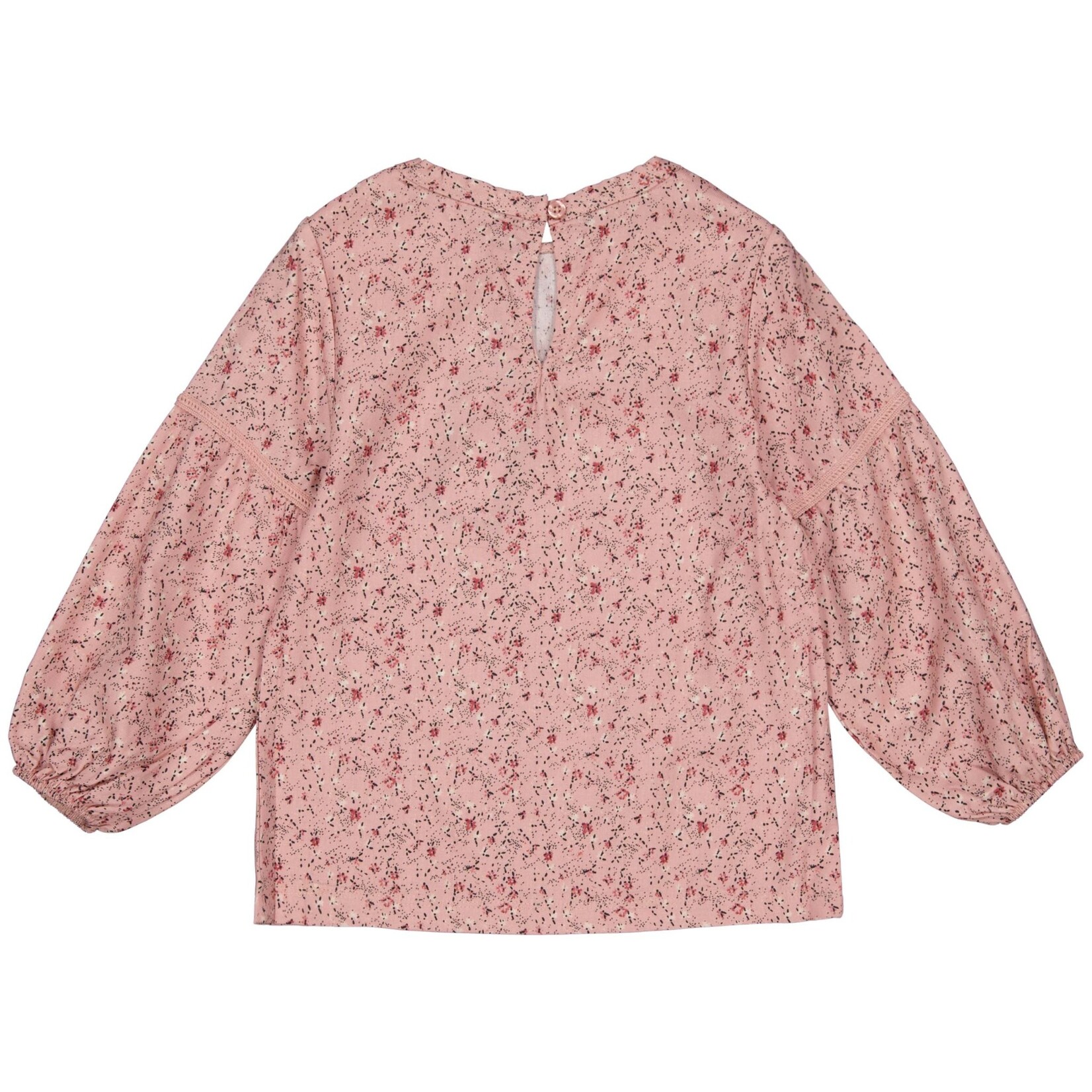LEVV Little Pitney - AOP White Flower